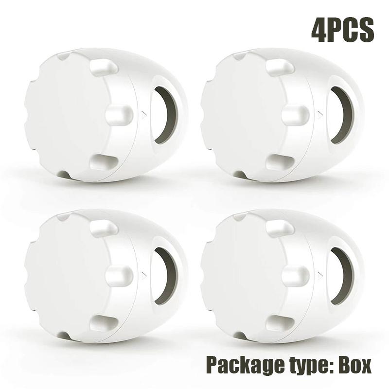 

2/4 шт. защитная крышка дверной ручки детская защитная крышка дверной ручки с резьбой многоразовая защита для дома детская 4pcs