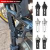 2Pcs Motorcycle Front Foot Pegs Foot Rests Folding Footrests Clamps for BMW R1200GS LC R1250GS R1200 1250 GS KTM HONDA NC750X