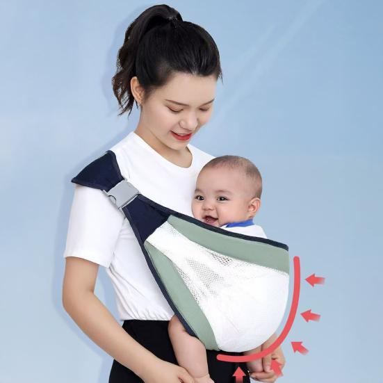 Baby Carrier Sling 20kg Weight Limit Adjustable Sling for Front Hip Carry