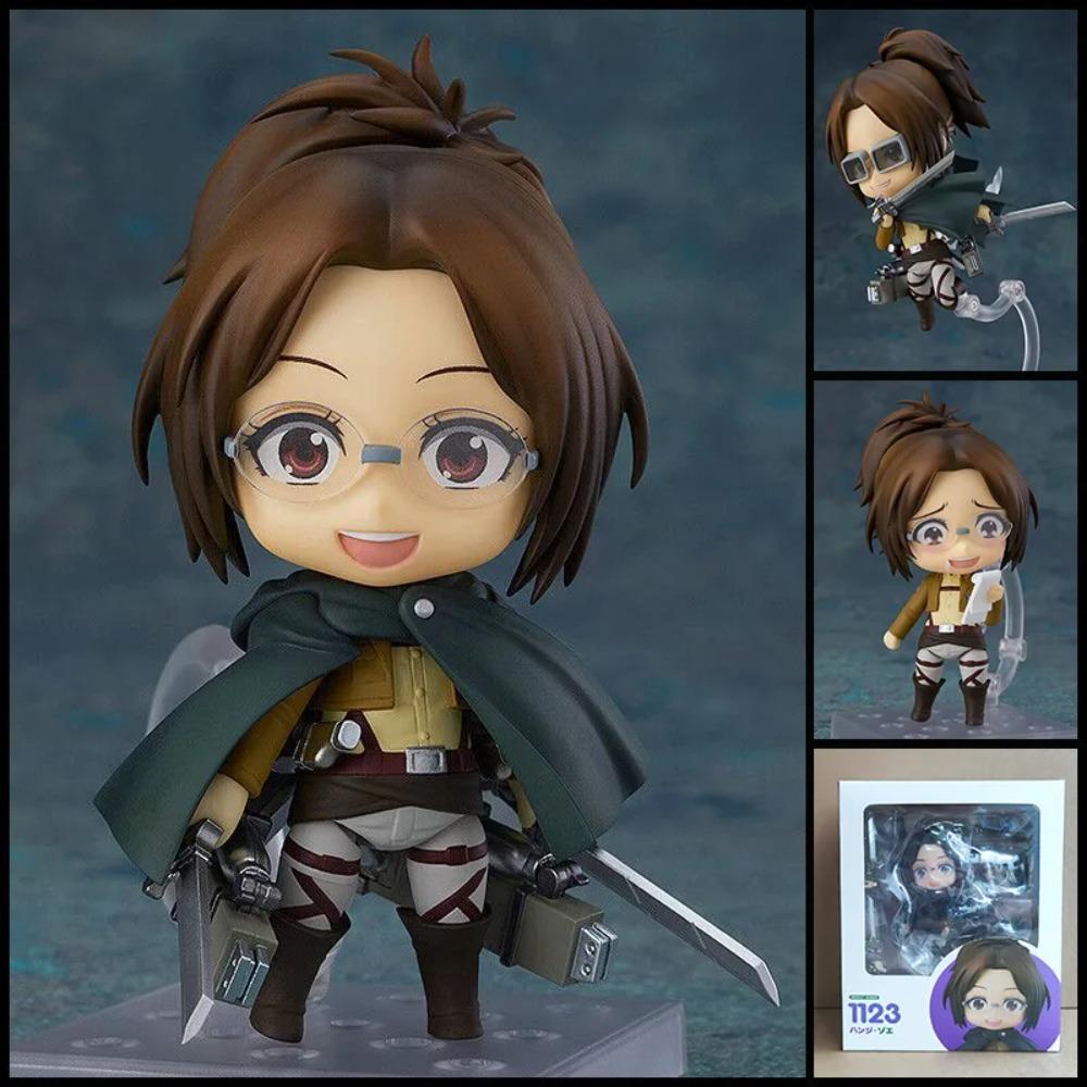 Attack on Titan Animation Seriefigurer Leksak Eren Mikasa Levi Hange Reiner Anime Action Rörliga Modellfigurer Samling NTR