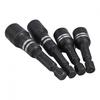 Socket Nut Driver Drill Bit Set with Magnetic Attraction 4pcs