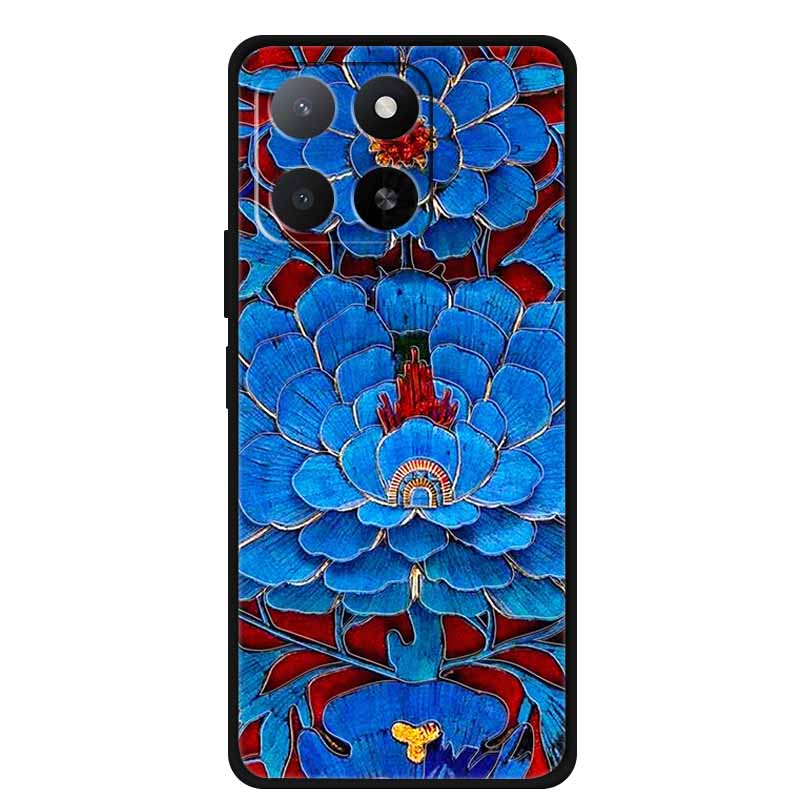 

For Honor X5b Plus Case 3D Emboss Black Silicone Soft Back Cover Case For Honor X7c 200 Smart X6b X8b X6a X8a 70 lite Phone Case Honor X7c
