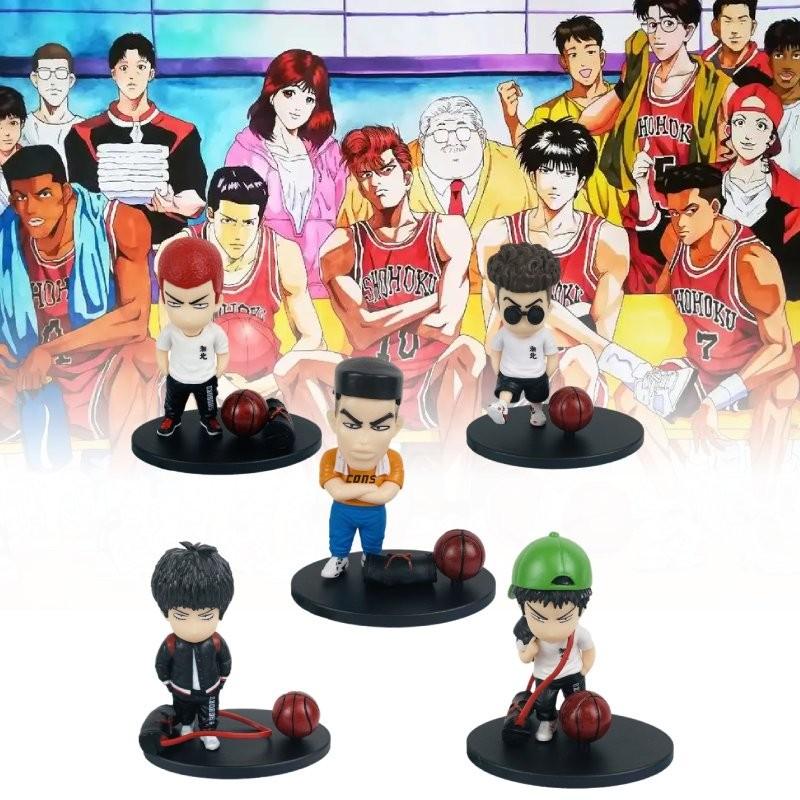 The 5pcs First Slam Dunk Role Pvc Toy Model Desktop Decoration Gift Christmas