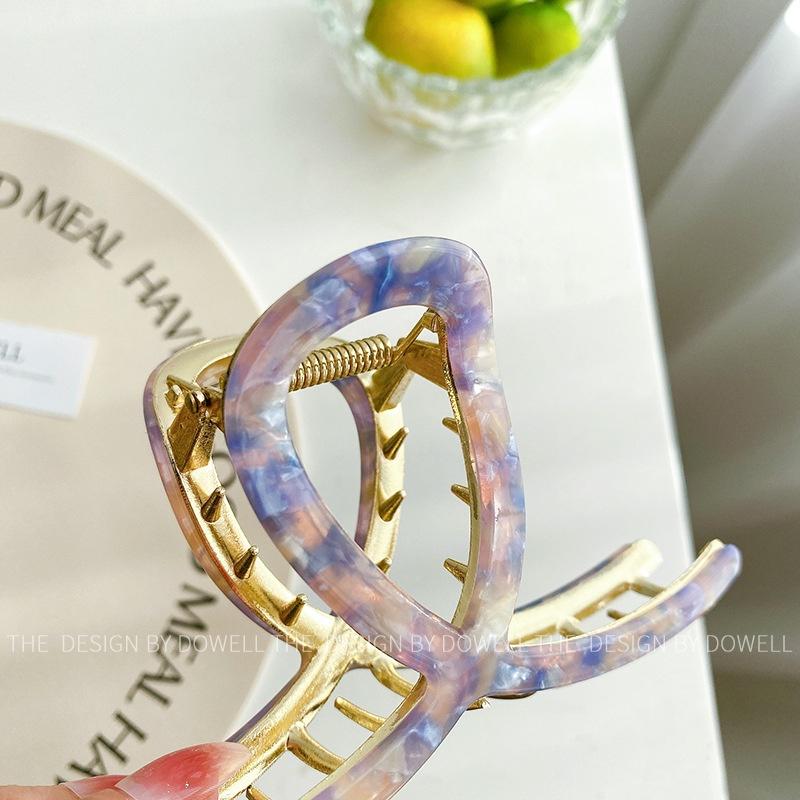 Simple And Elegant Hair Clip Large Alloy Claw Clip For Stylish Updos