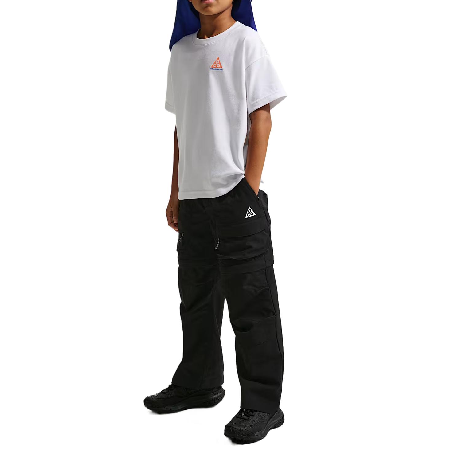 Nike T-Shirt SS26 Moisture-Wicking Quick-Dry Loose Fit Crew Neck Kids tops II0365-100 XL