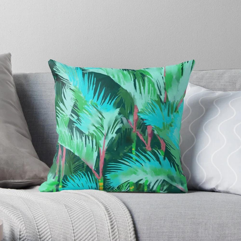 Green Plants Decorative Home Pillow Case Cushion Covers Modern Living Room Sofa House Bed Pillow Coverplush