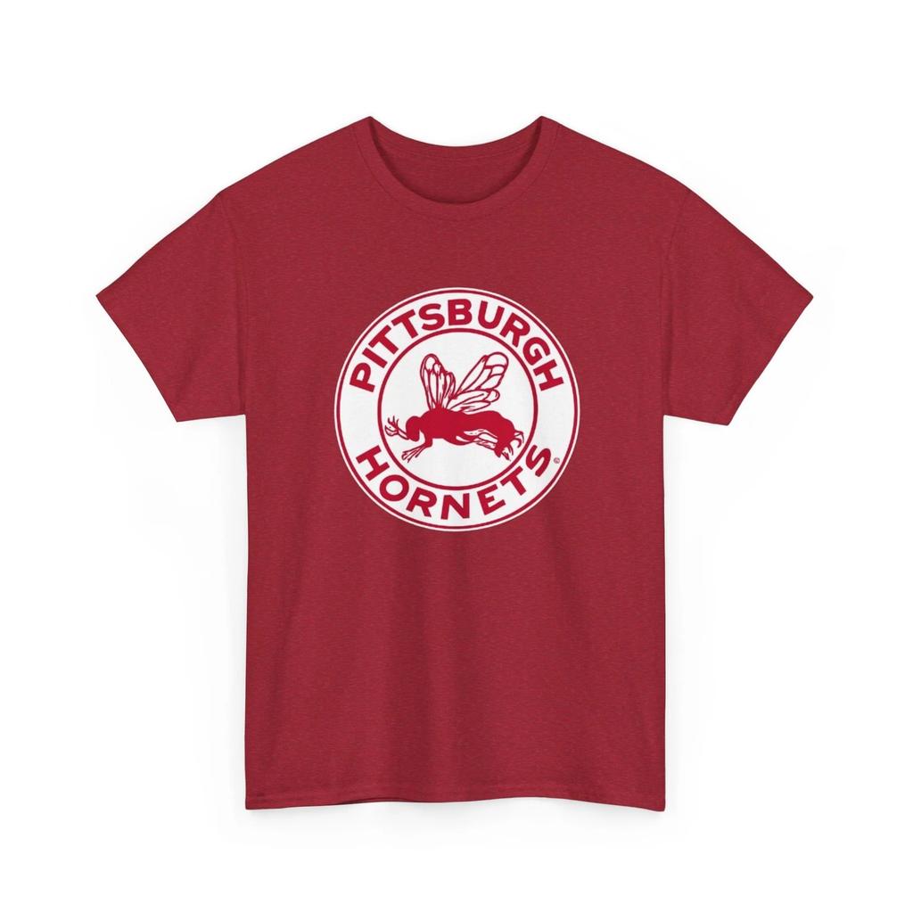 Pittsburgh Hornets Hockey 1936-37 Logo Printed T shirt Retro Sports Collectible