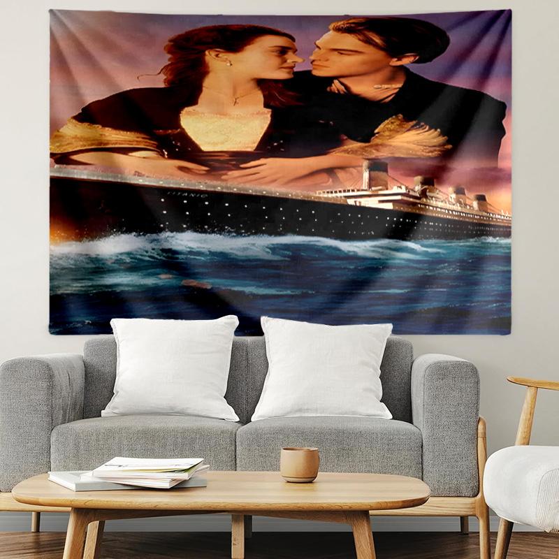 RMS Titanic Print Tapestry, Lightweight Wall Hanging, for Bedroom, Dorm, Living Room, Home Art Decor, Birthday Christmas Gift for Friends