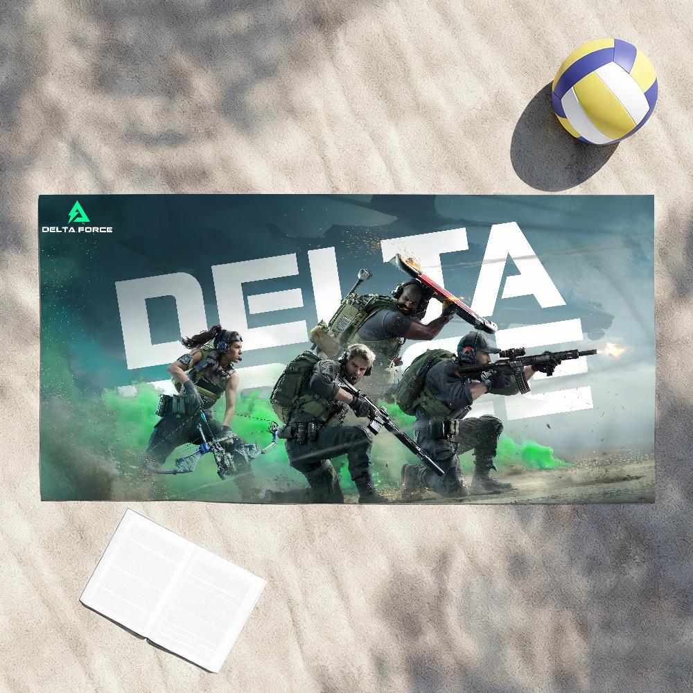 Game D-Delta Force Hawk Ops Towel Shower Sauna Travel Spa Quick Dry Gym Accessories Soft Large Beach Towels