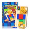 HOMESTEC Jogo de Quebra-Cabeça Super Slide 520 Níveis com Respostas Treino Cerebral Brinquedo Educacional Brincadeira Interna Passatempo Produtos Brinquedo Jogável Permanentemente