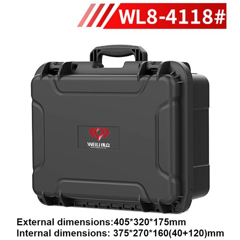 Portable Tool Storage Box Waterproof Hardware Tools Case Multi-functional Safety Protection Organizer Box Tool Case with Sponge