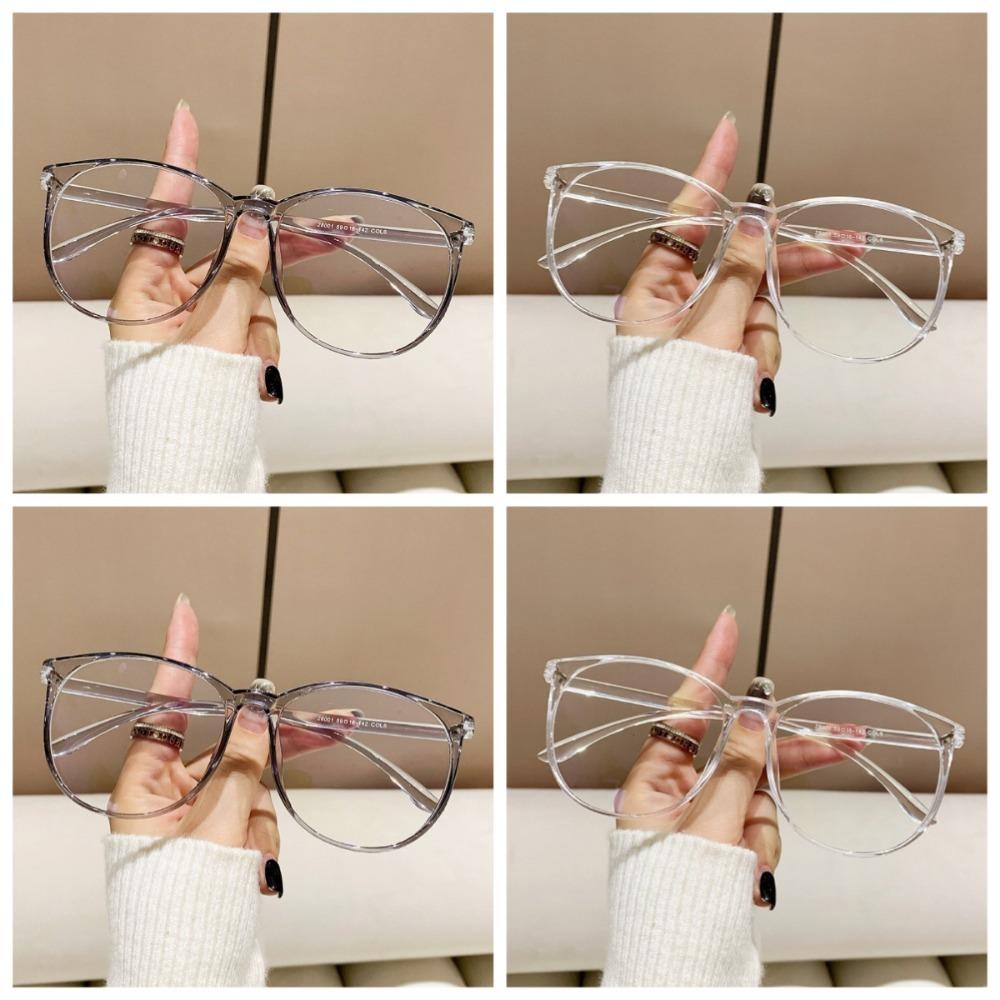 4 PCS Anti Blue Light Blocking Glasses Clear Anti Radiation Glasses Replaceable Lens for Women/Men