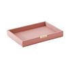 Nordic Desktop Storage Tray Leather Decorative Vanity Tray Watch Holder Perfume Tray  Bedroom
