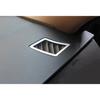 04-10 Cover Trim Silver Aluminum Side Outlet Vent Car Dashboard For BMW 5 Series