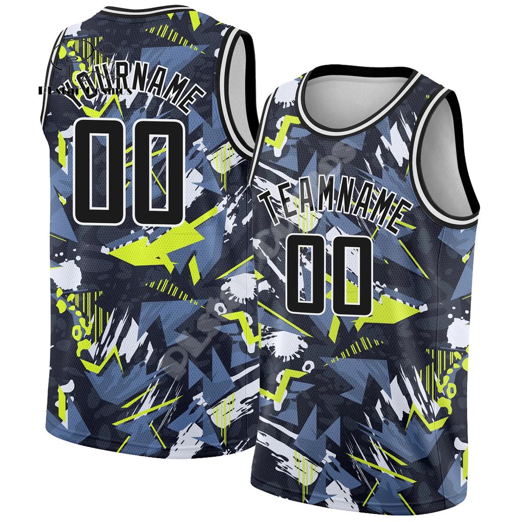 Free Custom Name Colorful Vintage Basketball Jersey Shirts Breathable Drop Shipping Summer Casual Tank Top Sleeveless