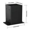 Iron Anchor Post Protection Kit Post Base Anchors Mount Set Accessories For Post Holders,Garden Fences Repair Tools
