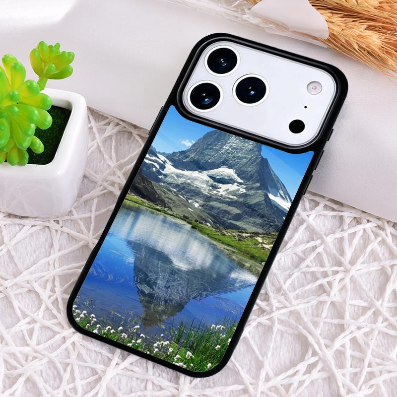 Anime Natural Landscape Phone Case for iPhone 17 Air 16 15 11 12 14 13 Pro Max Shockproof Cover