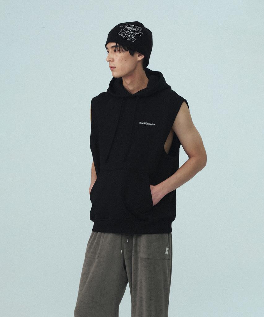 REST&RECREATION Stitch Logo Beanie - Black