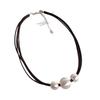 Elegant Vintage-Style Colorful Beaded Pearl Choker Necklace for Women - Fashionable, Versatile, and Individualistic Collarbone Accessory
