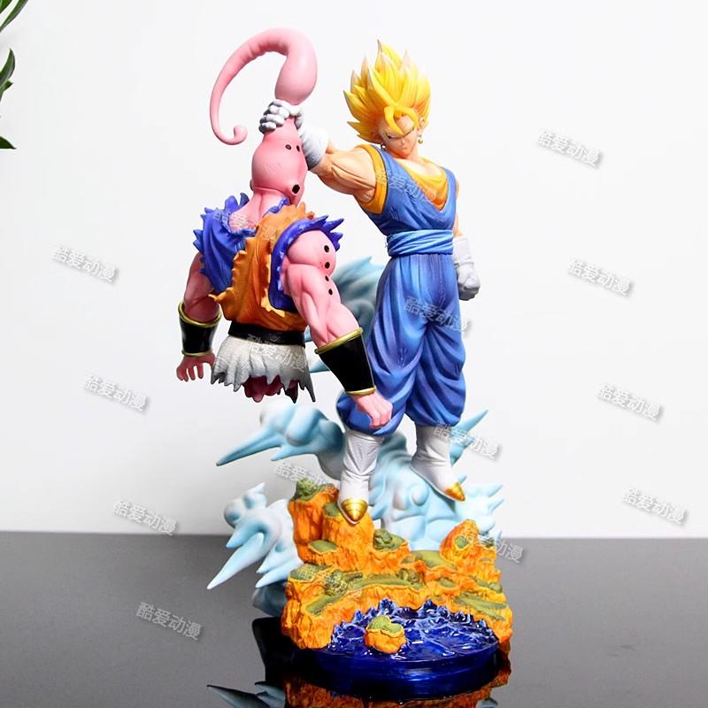 New Son Goku Figure Anime Super Saiyan Goku Vs Majin Buu Action Figures Statue Collection Model Kids Toys Birthday