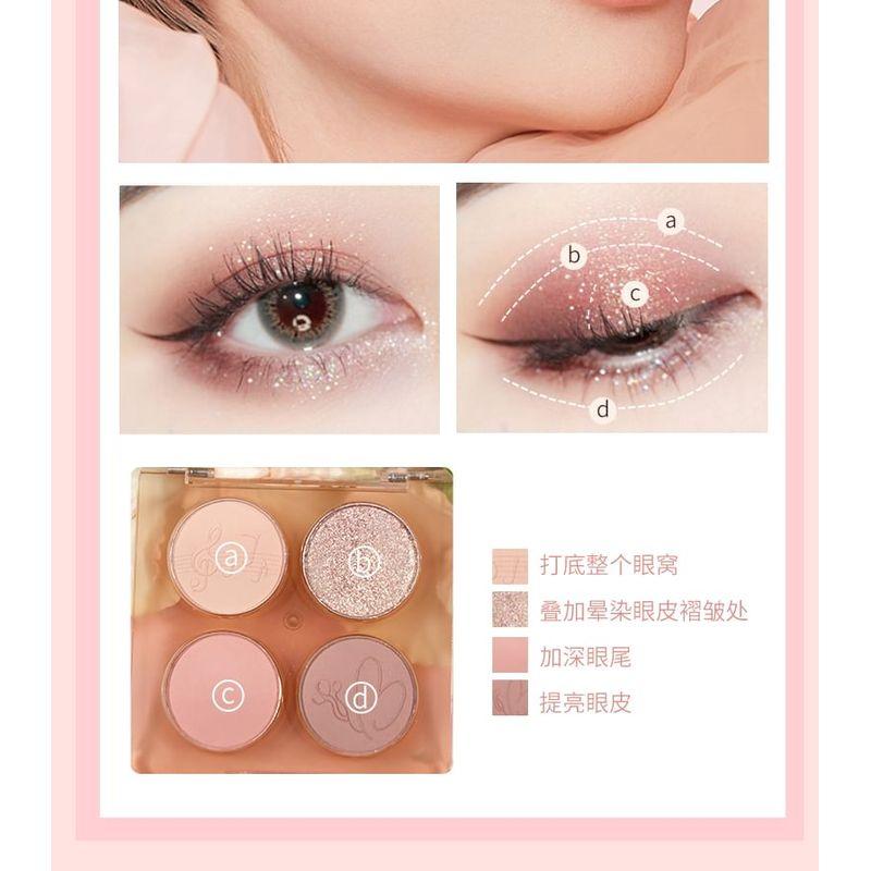 INSITI - Balloon Party Quad Eyeshadow Palette - 3 Types