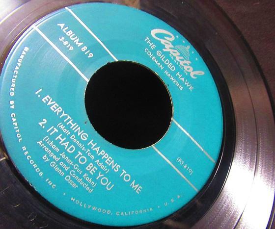 [USED] Rare US Master EP / Coleman Hawkins 50's Jazz/JAZZ