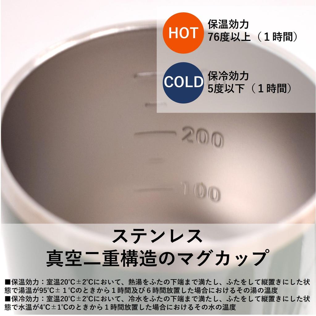 Sabu Blowin Woody Stainless Steel Thermos Mug, Green, 400ml, 423628