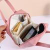 Zipper Makeup Pouch Bag Letter Travel Wash Bag Portable PU Leather Cosmetic Bag  Shopping