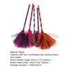 Przędza netto Bowknot Decor Cosplay dekoracyjna Halloween czarownica miotła impreza przebierana Halloween plastikowe miotły rekwizyty zaopatrzenie firm