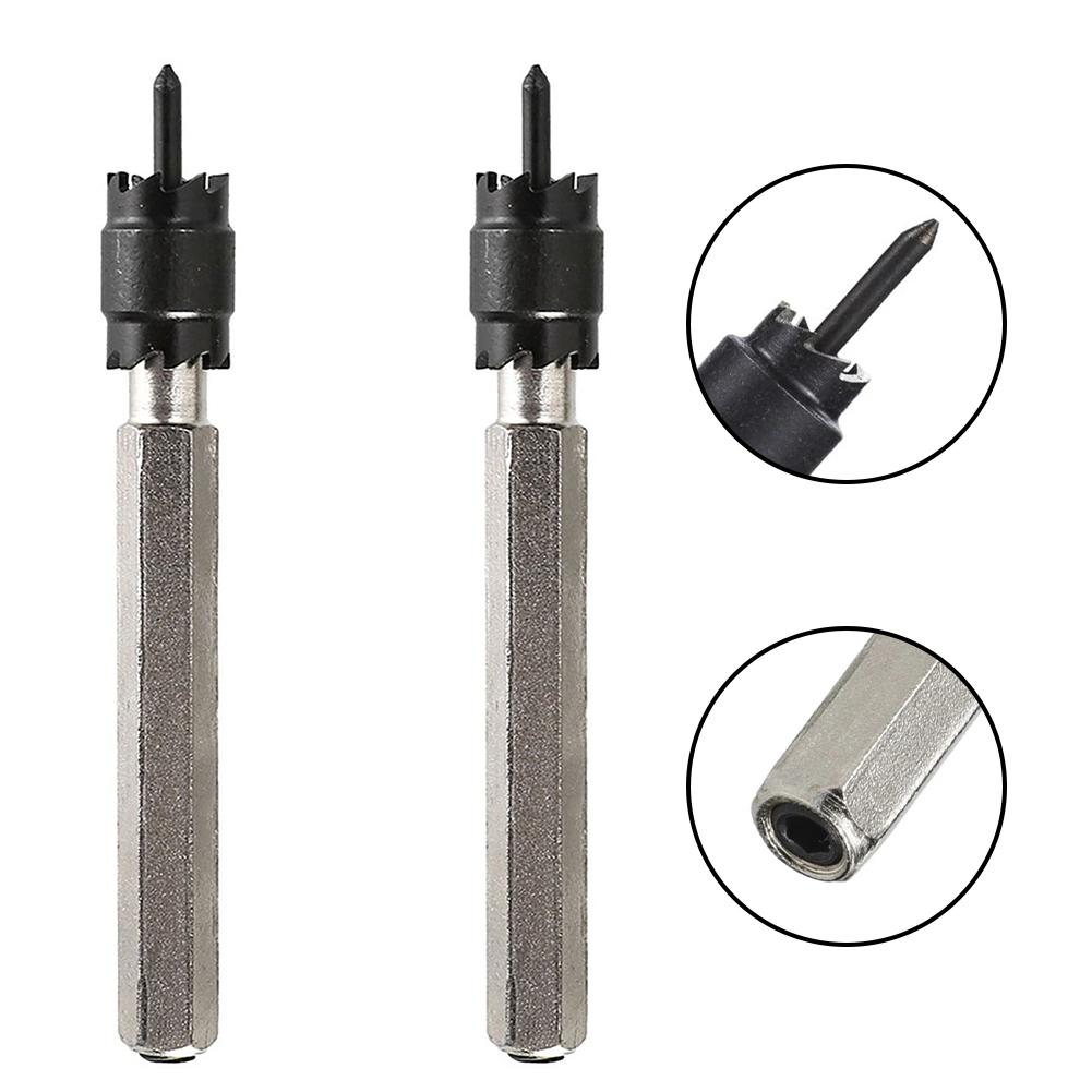 Rotary Spot Drill Spot Weld Drill Bit With Cost-effective Approx. 76*7mm Hardness 2Pcs 5/16inch High Speed Steel High Strength