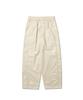 OIOI COLLECTION Layered Logo Glossy Coated Pants_Ivory