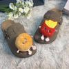 2026 Spring/Autumn Children's Non-Slip Closed-Toe Birken Slippers: Cute Smiling Horse Design, Comfortable Parent-Child Outerwear.