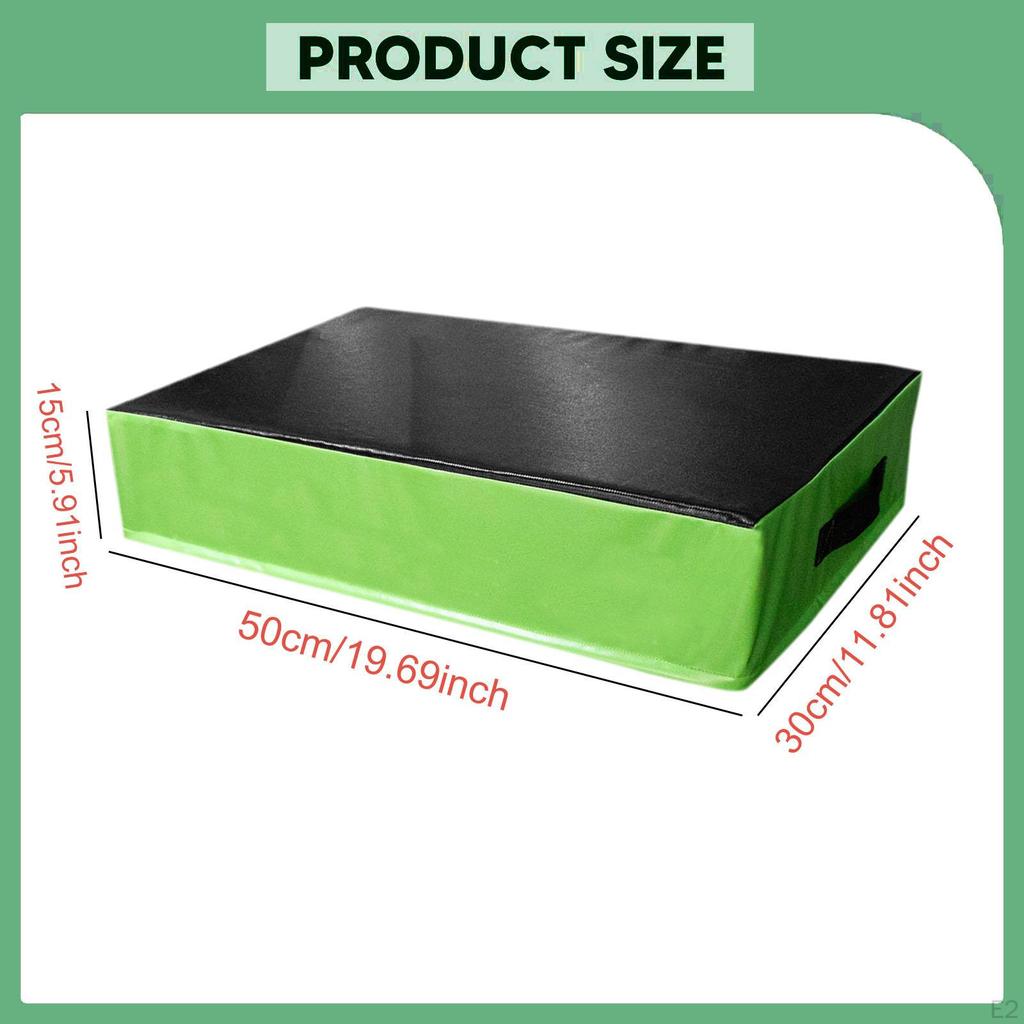 Plyometrische Sprungbox Gewichtheben Fallpad Fitness Stoßdämpfungsmatte für Bodenschutz Springen