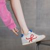Spring and Autumn New Low-Top Casual White Shoes Flat Sole Heightened, Breathable and Versatile Fashion Women's Shoes