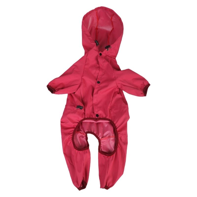 FourSeason Pet Raincoats Outdoor WindproofRaincoat Waterproof Rain Suit for Dog