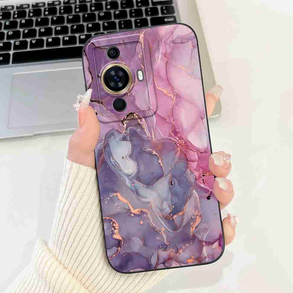Colorful Flower Butterfly For Huawei Nova 11 Pro Case Silicone Soft TPU Cover Case For Huawei Nova 11 Nova11 Pro Shell
