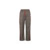 Mihara Yasuhiro Collaboration Side Color Block Plaid Knit Casual Pants Men Bottoms Moss-Brown F11M213801F-LK