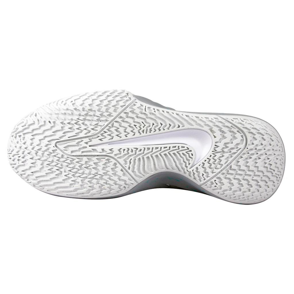 Nike Precision 7 Mesh Abrasion Resistant Low Top Basketball Shoes Men's Gray Blue FN4322-100(TeamJ-)