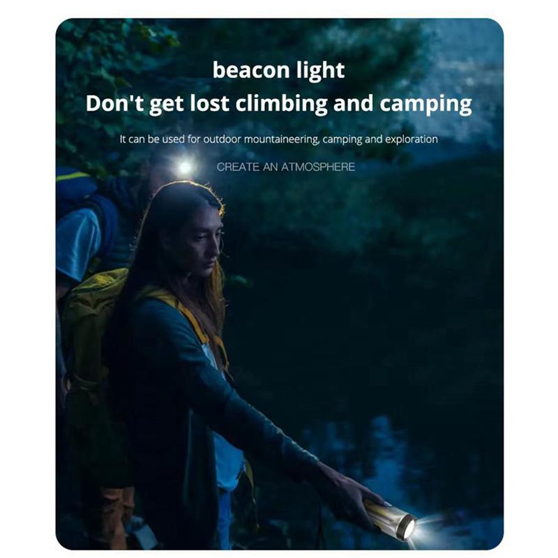 Multi-Function Camping Light Outdoor Portable Lighting Rechargeable Lamp Powerful Flashlight Tent Equipment Supplies