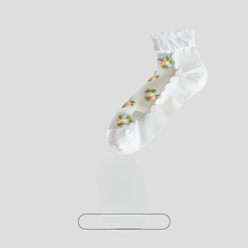 

Женские летние тонкие повседневные носки из хлопка с сеткой всех видов 1 pair