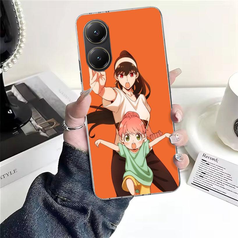 Anime S-Spy Family Anya Soft Phone Case For Xiaomi Redmi 15C 15 13C 13 Poco X5 X6 X7 F7 Ultra M7 12C 12 10 10C 9C 9A 9T 9 Fundas