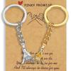 Valentine's Day Gift Keychain Alloy Electroplating Hand Handle Modeling Chain Keychain Hook Keychain