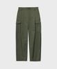 NOIRER Cotton Pleated Pocket Pants (Khaki)