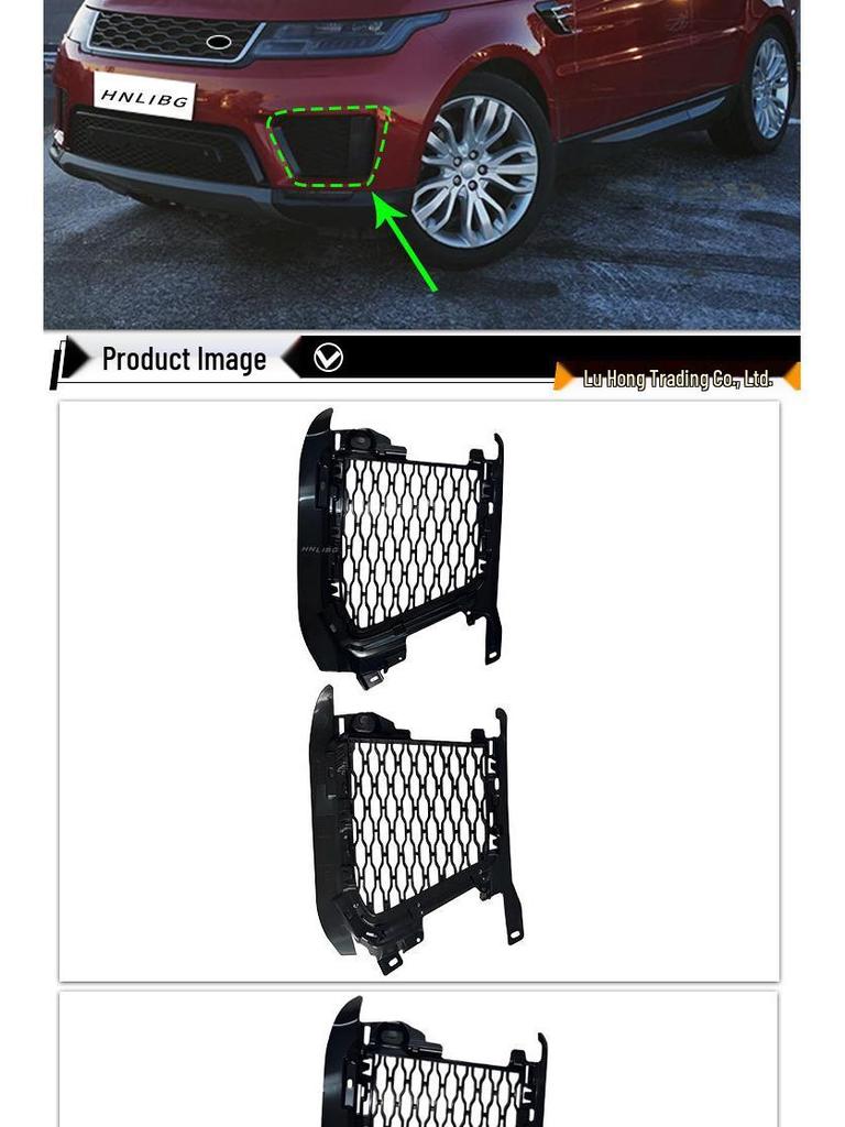 Fog Light Bezel Base Plate for 2018 Land Rover Range Rover Sport LR099300 LR099301