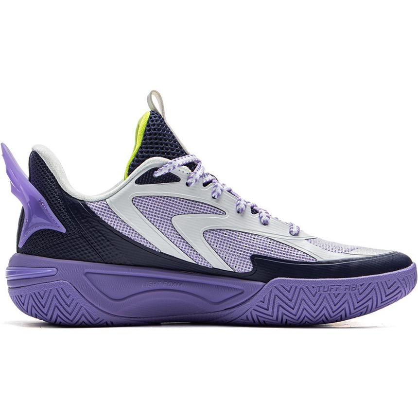 Li Ning Kids Wind Shadow 2.0 V2 Comfortable Lightweight Durable Breathable Low Top Basketball Shoes Men sneaker White Blue YKBV032-9