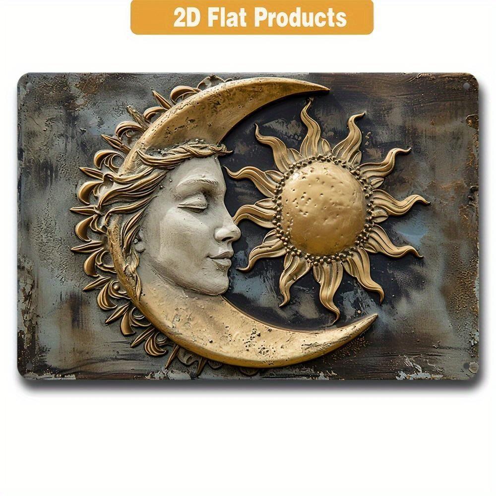 Metal Poster Pike Fish Art Fishing Store Wall Decor 20x30cm 2D Flat Metal Sign