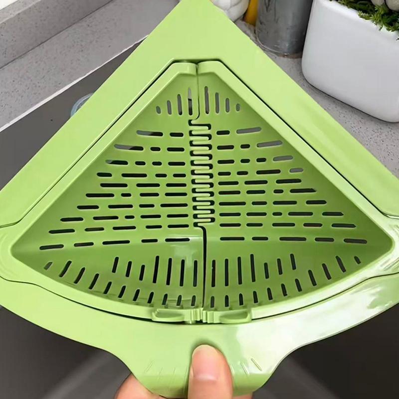 Drain Basket Sink Strainer With Handle Food Slag Strainer Kitchen Supplies Drain Trap Kitchen Accessories Food Residue Processor