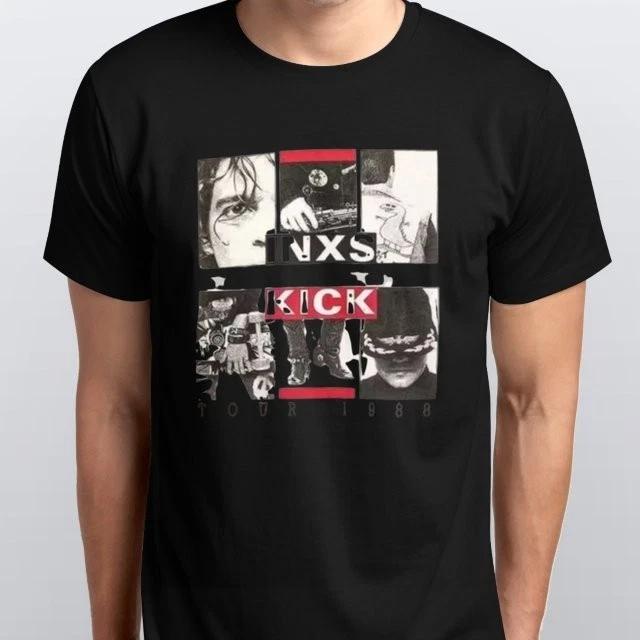 INXS KICK Band TSHIRT sizes S M L XL XXL colours Black White S
