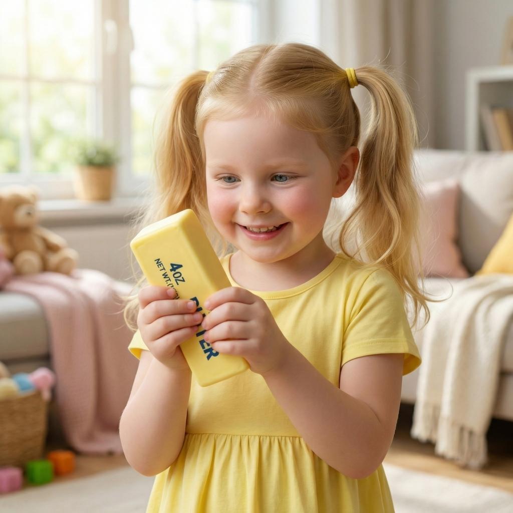 Wet And Soft Butter Stick, Slow- Stress-relieving Toy For Children.