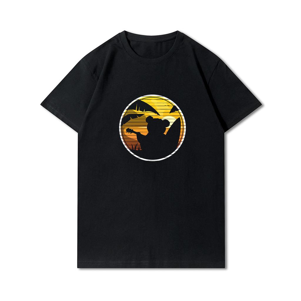 100 vzorů letní nadměrná trička pro ženy s potiskem zvířat, ležérní krátké rukávy, 100% bavlna, výstřih do O